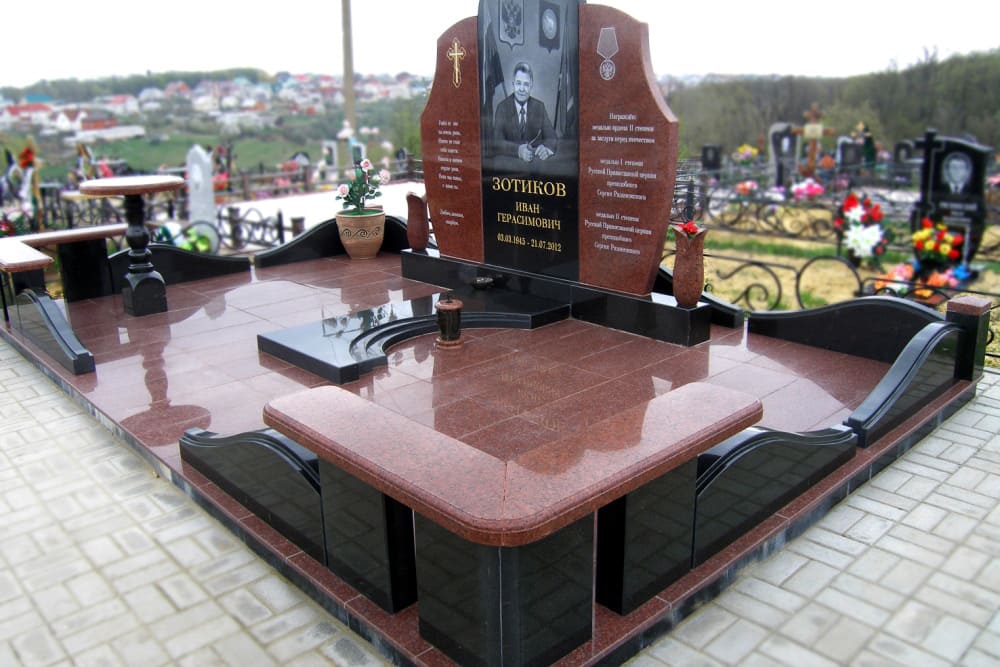 Установка памятника высотой свыше 1 метра